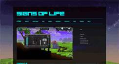 Desktop Screenshot of playsignsoflife.com